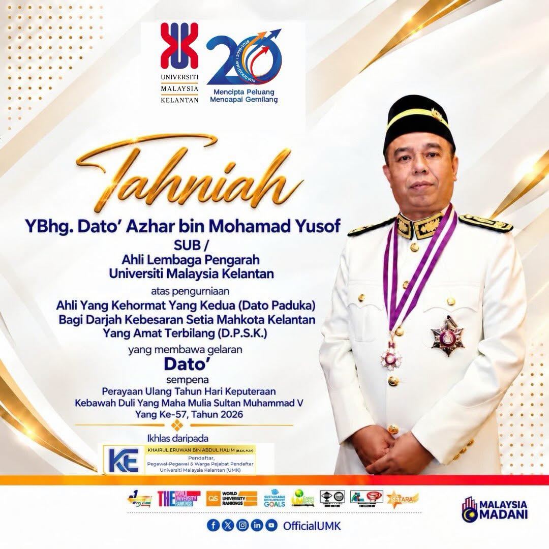 YBhg. DATO' AZHAR BIN MOHAMMAD YUSOF  